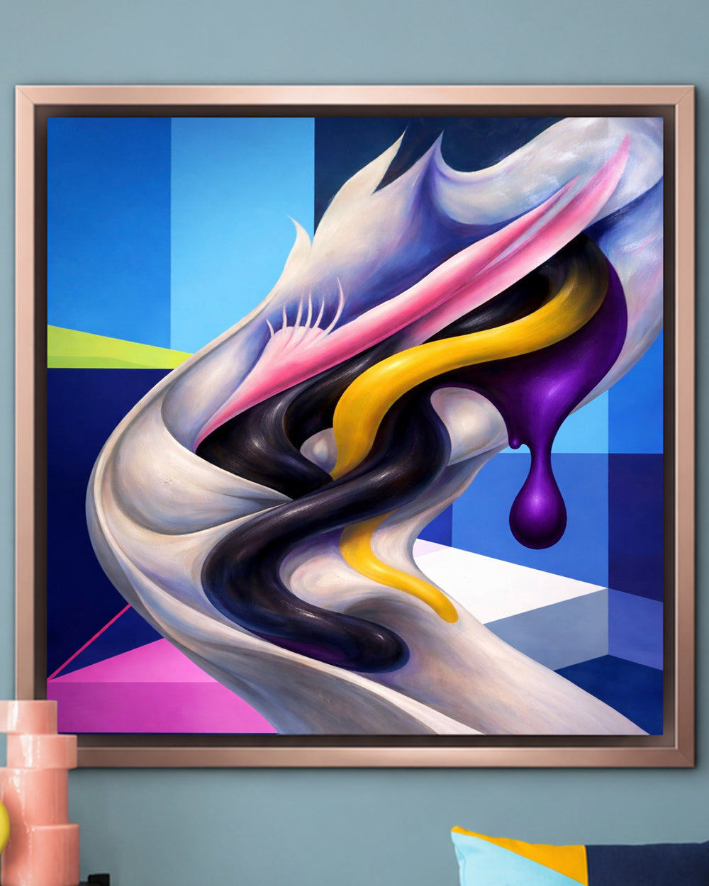 El deseo se desplaza | Original Oil Painting
